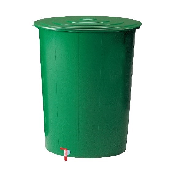 Sud na dešť.vodu 300lt +kohout s víkem
