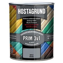 Hostagrund Prim 3v1 S2177 základní i vrchní barva na kov, 0912 hliník, 600 ml