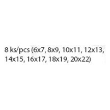 Sada klíčů 895 8ks 6-22mm
