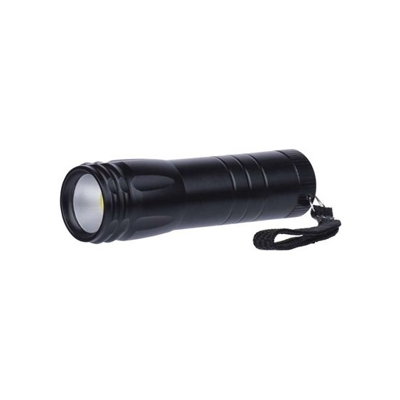 Svítilna kovová LED, 3W COB LED, 3x AAA