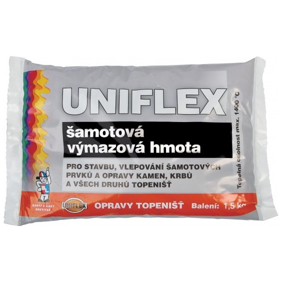 Šamotová výmazová hmota uniflex 1,5kg