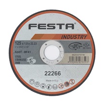 Kotouč řezný na kov 125x1,6 22269 FESTA INDUSTRY