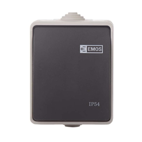 Přepínač 250 V/10 AX IP54 1 tlačítko