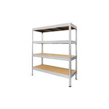 Regál HEAVY RACK pozink 1770/1600/600 4police MDF 600kg
