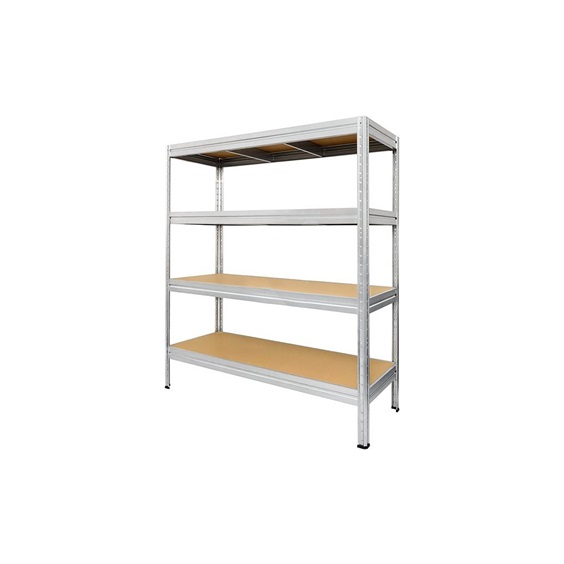 Regál HEAVY RACK pozink 1770/1600/600 4police MDF 600kg