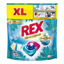 Kapsle na praní REX  Aromatherapy Lotus Universal 36 praní, 432g