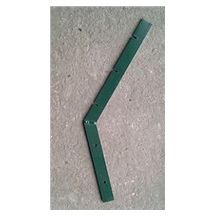 Bavolet jednostranný 3 řady  RAL6005/zel.48mm