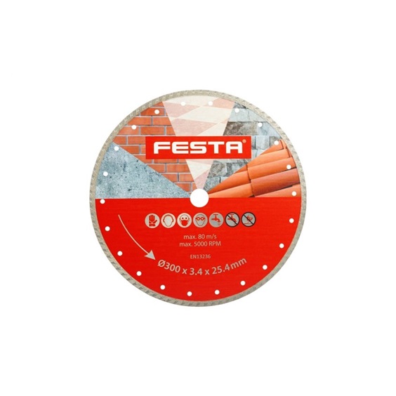 Kotouč diamantový 300x25,4 turbo FESTA 21424