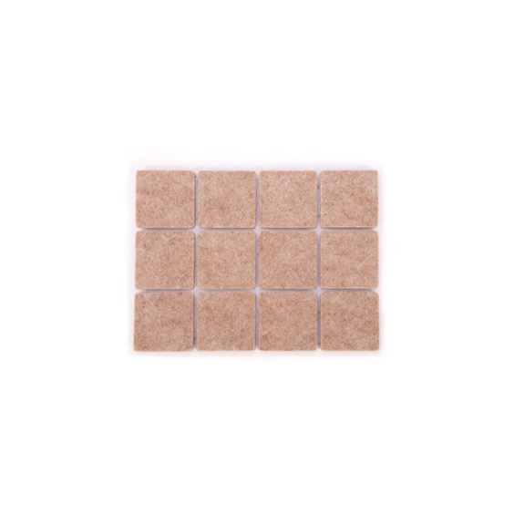 Samolepicí podložky pod nábytek PRESTO 25 x 25 mm, 24 ks