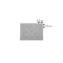 Samolepicí podložky pod nábytek PRESTO 25 x 25 mm, 24 ks