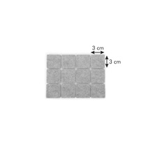 Samolepicí podložky pod nábytek PRESTO 30 x 30 mm, 24 ks