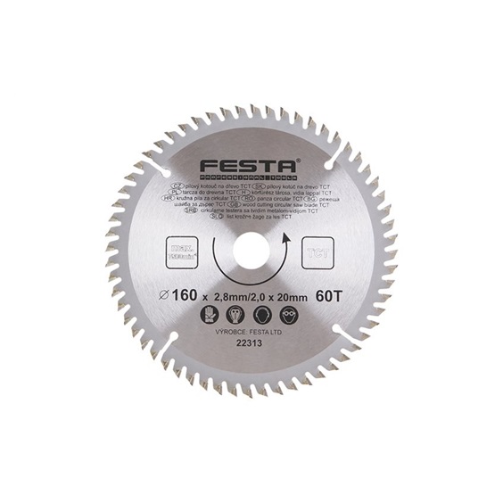 Kotouč pilový SK 160x20mm 60z 22313