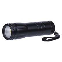 Svítilna kovová LED, 3W COB LED, na 3x AAA,