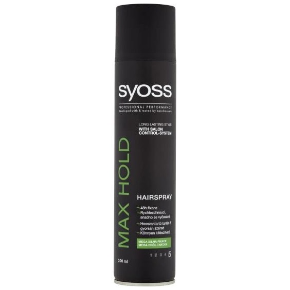 Lak na vlasy Syoss Max Hold L, 300 ml