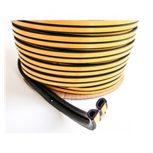 Těsnění universal  D 12x10mm    vratové  černé  baleno  50m
