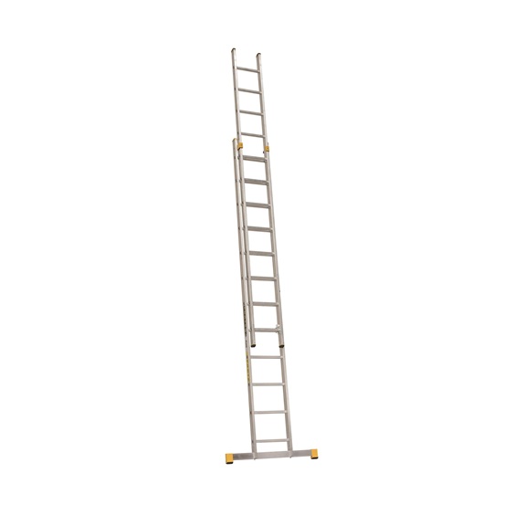 Žebřík dvoudílný výsuvný 8712 AL 609cm/PROFI/2x12 příček
