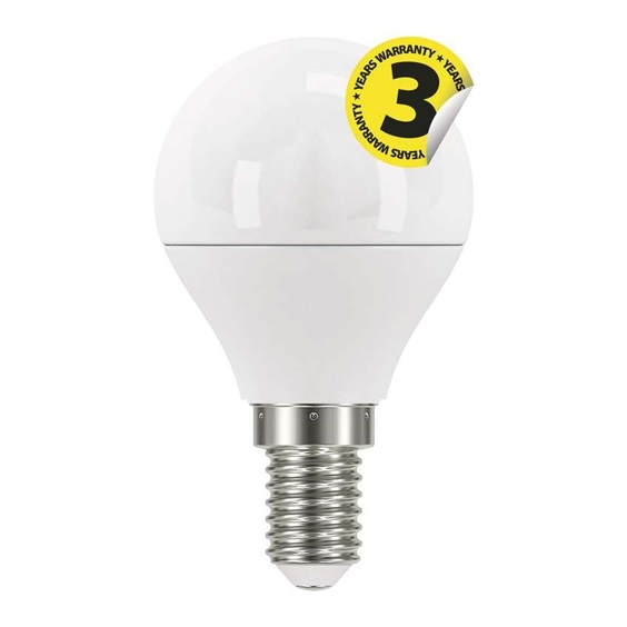 Žárovka LED E14, 6W  Classic Mini Globe Mini  teplá bílá