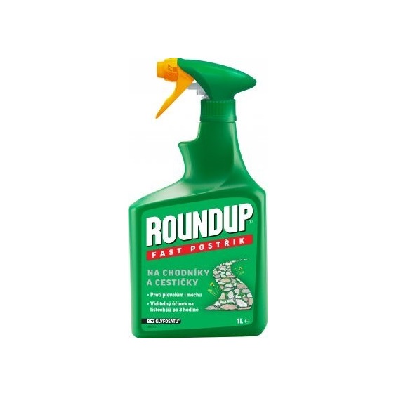 Postřik Roundup Fast pro chodník a cestičky 1 l P&D
