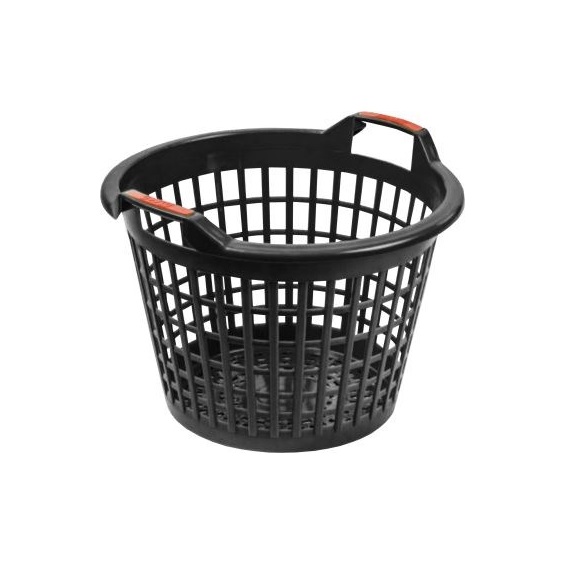 Koš zahradní 35l  50/35 v 36cm černý plast