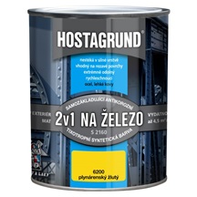 Hostagrund 2v1 S2160 základní i vrchní barva na kov, 6200 plynárenská žlutá, 600 ml