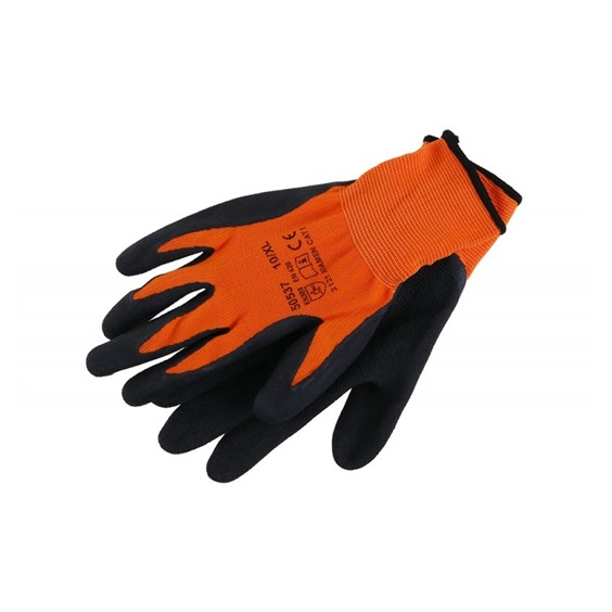 Rukavice pracovní nylon - latex vel. 10