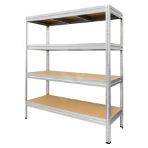 Regál HEAVY RACK pozink 1770/2000/600 4police MDF 500kg