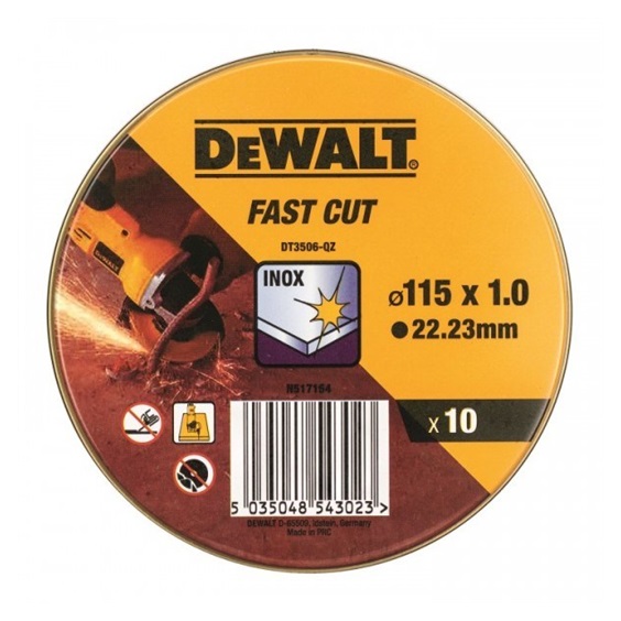 Kotouč řezný na kov 115x1,0 DT3506 bal.10ks
