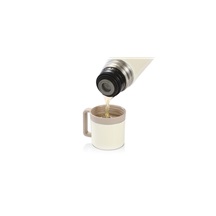 Termoska s hrníčkem CONSTANT CREAM 0,3 l, nerez