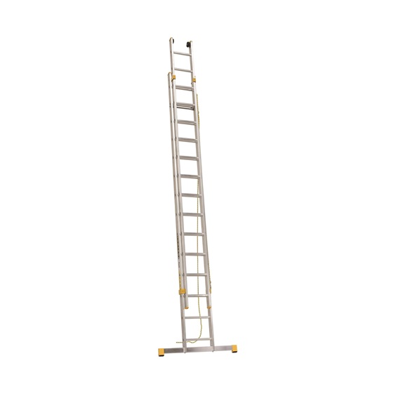 Žebřík dvoudílný výsuvný 8320 AL 1062cm/PROFI s lanem 2x20 příček