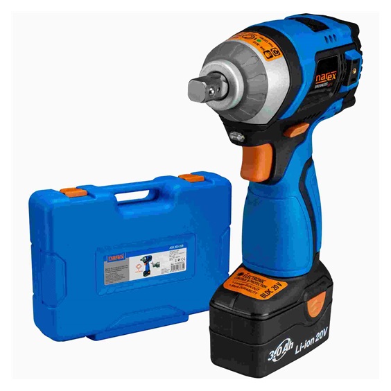 Utahovák rázový AKU s regulací ASR 203-3SB 20V 2x3,0 Ah Li-Ion 1/2" kufr