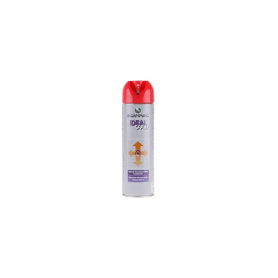Sprej červený fluorescenční IDEAL 360° 500ml 12M