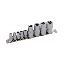 Sada hlavic nástrčných 1/4"+1/2" 9ks