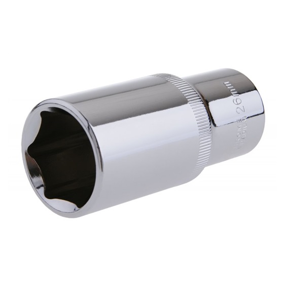 Hlavice prodloužená 1/2" CrVa 26mm