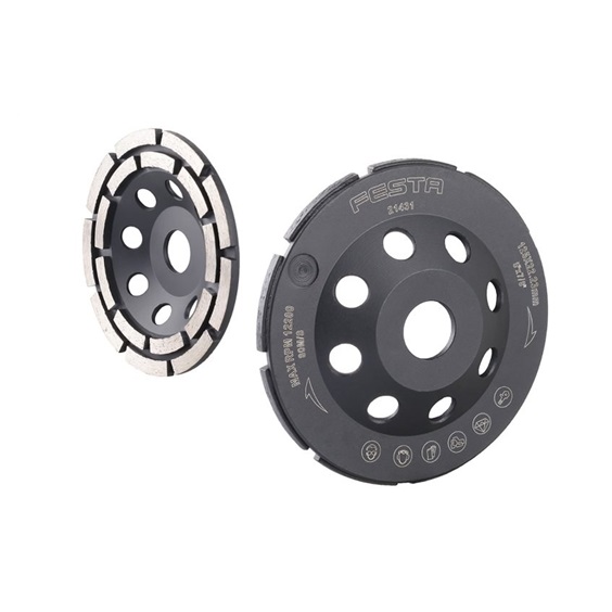 Kotouč diamantový brusný 125mm dvouřadý