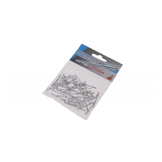 Nýty ALU 3.2x6mm 50ks