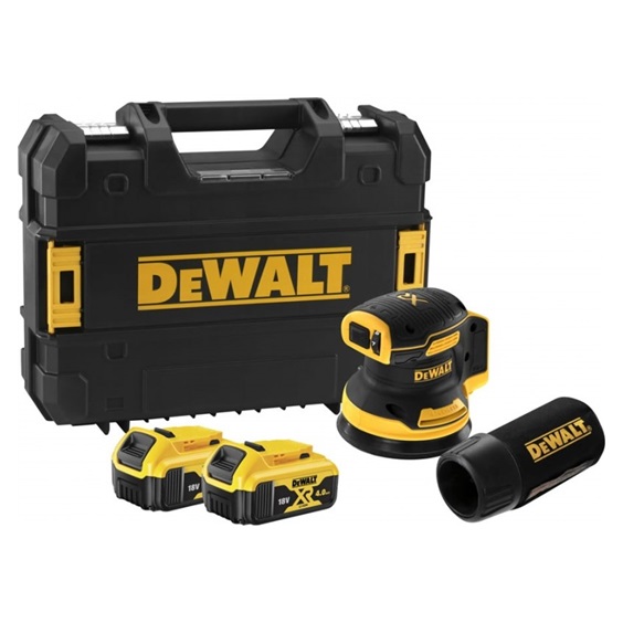 Bruska excentrická AKU 125mm DCW210P2 18V 5,0Ah