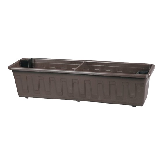 Truhlík samozavlažovací 60cm  hnědý FLOR-GARDEN
