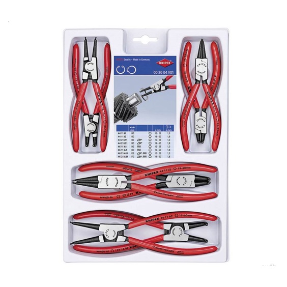 Sada segerových kleští  . 00 20 04 V01  KNIPEX