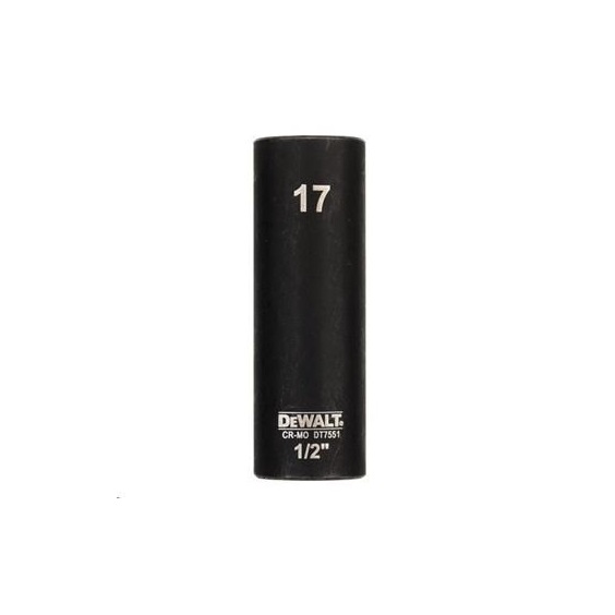 Hlavice nástrčná prodloužená 1/2" 17 EXTREME IMPACT DT7551