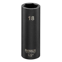 Hlavice nástrčná prodloužená 1/2" 18 EXTREME IMPACT DT7552