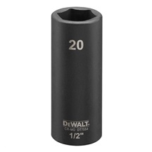 Hlavice nástrčná prodloužená 1/2" 20 EXTREME IMPACT DT7554