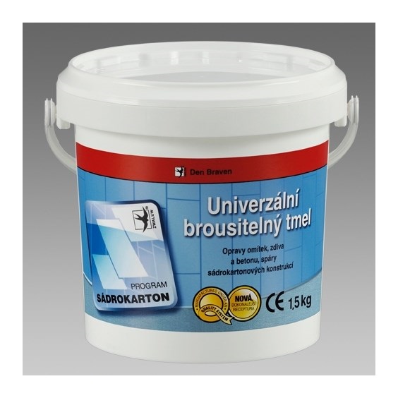 Tmel univezální brousitelný  1,5kg  bílý