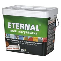 Eternal mat akrylátový univerzální barva na dřevo kov beton, 02 světle šedá, 10 kg