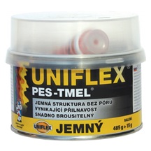 Tmel Uniflex PES-TMEL jemný tmel na kov, ocel, kámen, beton a dřevo, 500 g