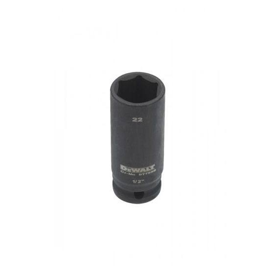 Hlavice nástrčná prodloužená 1/2" 22 EXTREME IMPACT DT7556