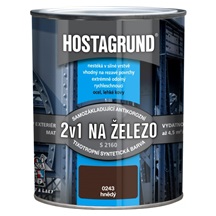 Hostagrund 2v1 S2160 základní i vrchní barva na kov, 0243 hnědá, 600 ml