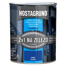 Hostagrund 2v1 S2160 základní i vrchní barva na kov, 0440 modrá, 600 ml