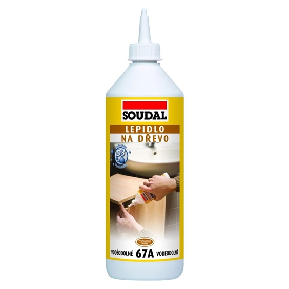 Soudal lepidlo na dřevo 67A 750g  voděodolné