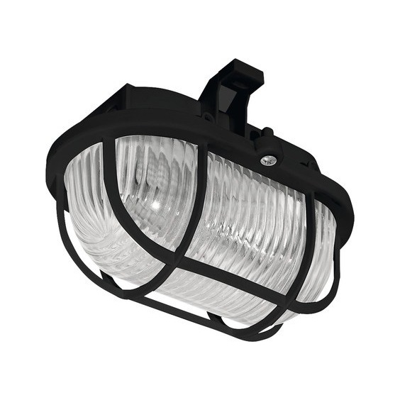 Svítidlo Panlux OVAL SOP - 60W plast černá                                 (65029364)