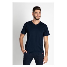 Triko pánské  CityZen vel.XL NAVY výstřih do V